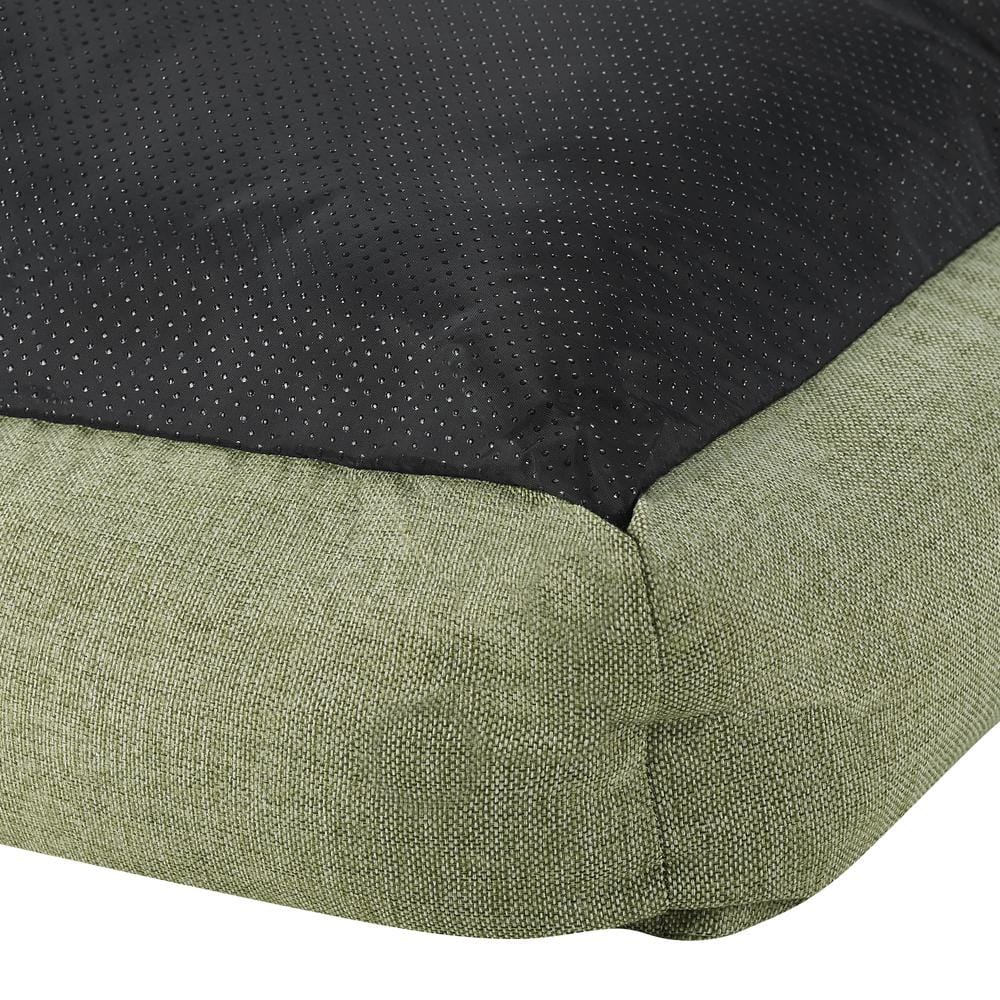 Julius Small Olive Polyester Outdoor Dog Bed