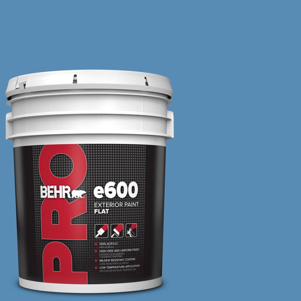 5 gal. #M520-5 Alpha Blue Flat Exterior Paint price history on PriceWatchPro