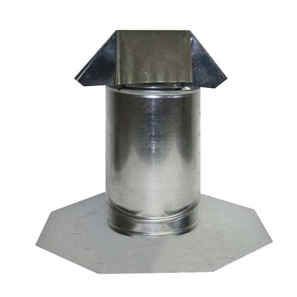 Gibraltar Building Products 6 in. Adjustable Pitch Galvanized Steel Pipe Flashing