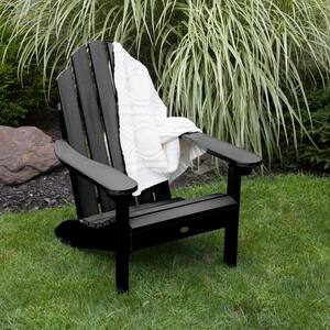 Classic Wesport Black Recycled Plastic Adirondack Chair
