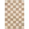 nuLOOM Christana Traditional Checkered Jute Ivory 6 ft. x 9 ft. Area Rug TATN04A-609
