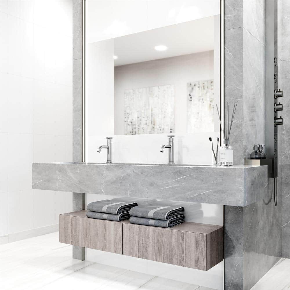 Ruxton Brushed Nickel Single Handle Bathroom Faucet