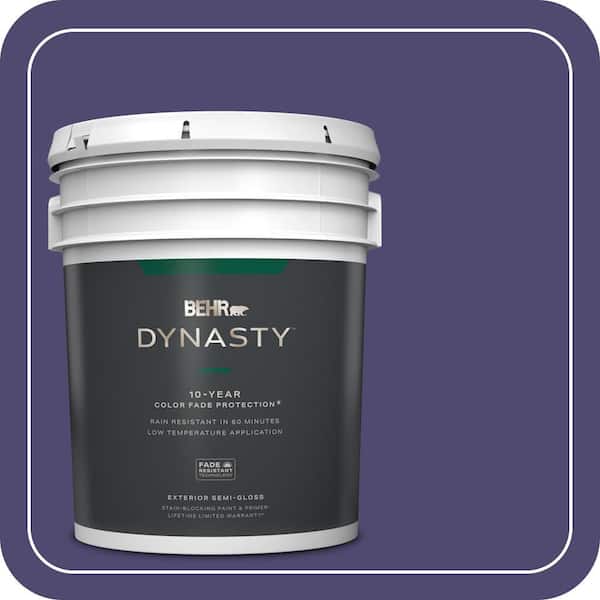 BEHR DYNASTY 5 gal. #T11-12 Harajuku Girl Semi-Gloss Exterior Stain-Blocking Paint & Primer