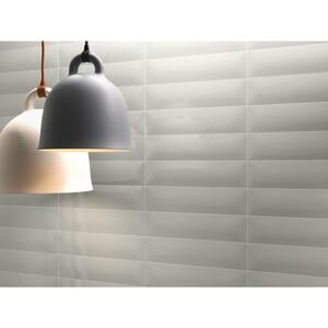 Sphere Fawn 2.95 in. x 11.81 in. Glossy Brick Look Ceramic Wall Tile (5.808 sq. ft./Case)