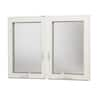 TAFCO WINDOWS 48 In. X 48 In. Vinyl Casement Window With Screen - White ...