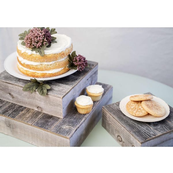 Wood Round Cake Stand | Buy Trento Cake Stand Online – ELM & OAK