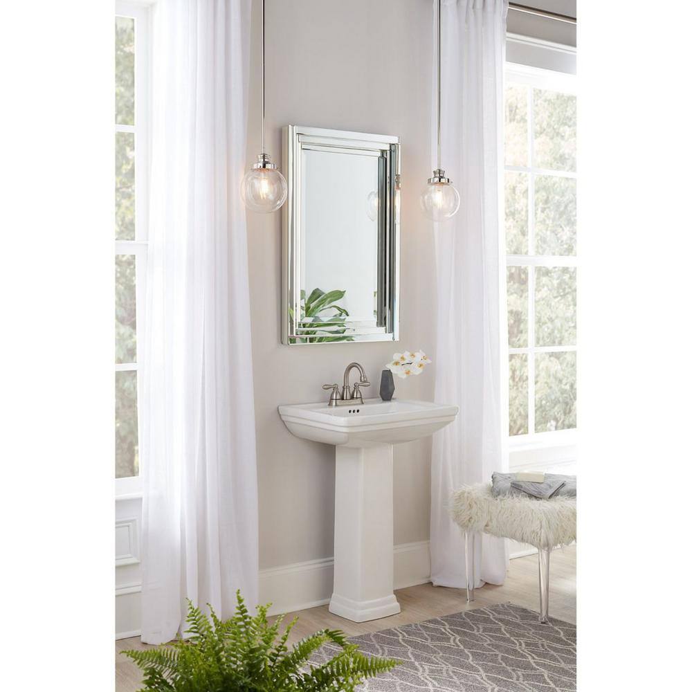 Polished Nickel Cylinder Dimmable Bath Vanity Light
