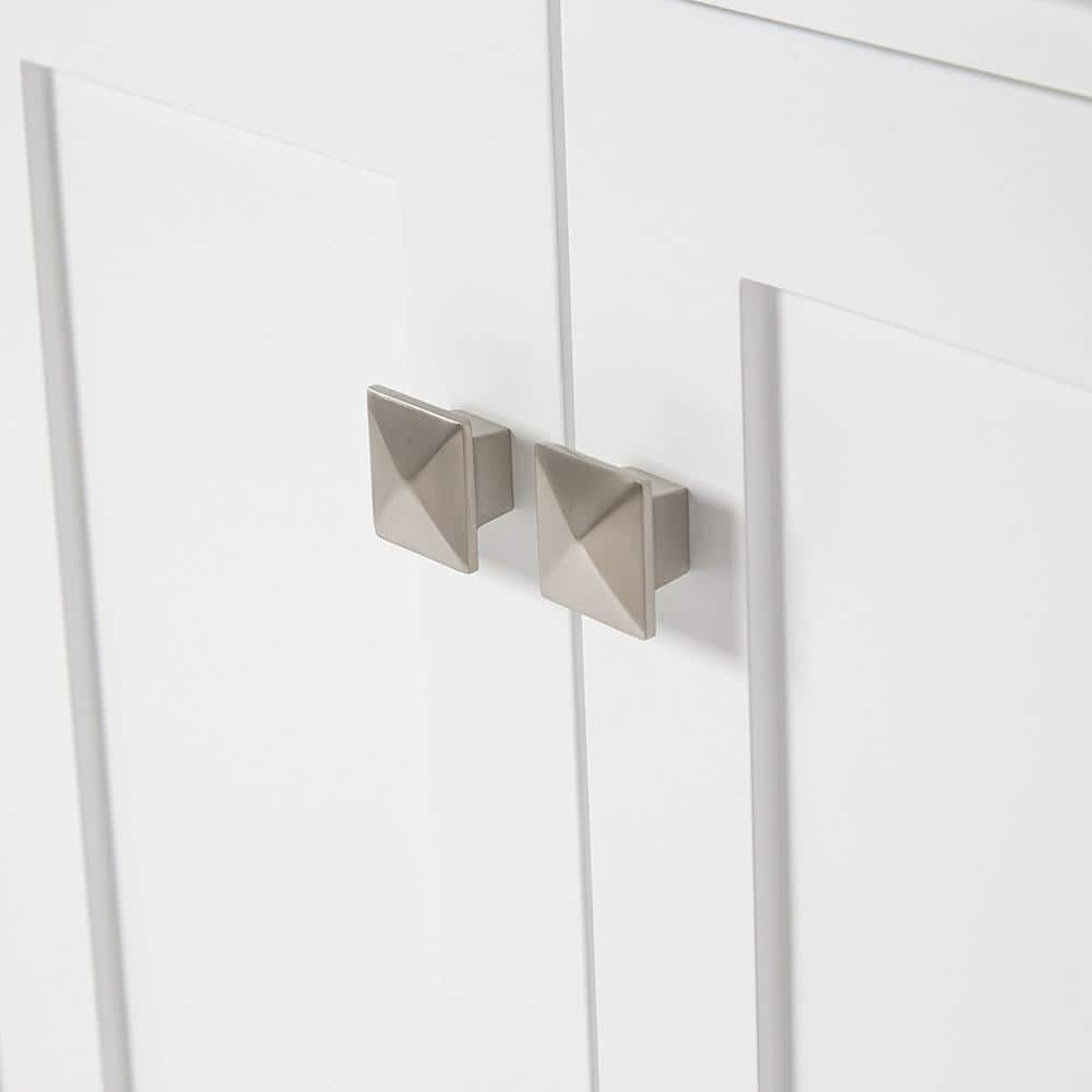 Cambridge 42" White Single Freestanding Vanity Cabinet