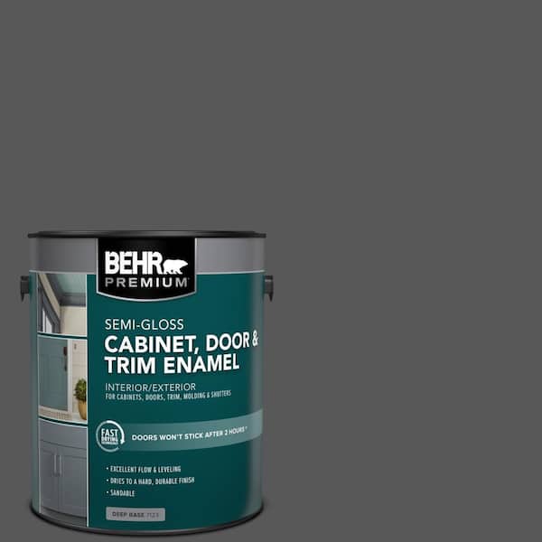 BEHR PREMIUM 1 gal. #PPU24-22 Shadow Mountain Semi-Gloss Enamel Interior/Exterior Cabinet, Door & Trim Paint