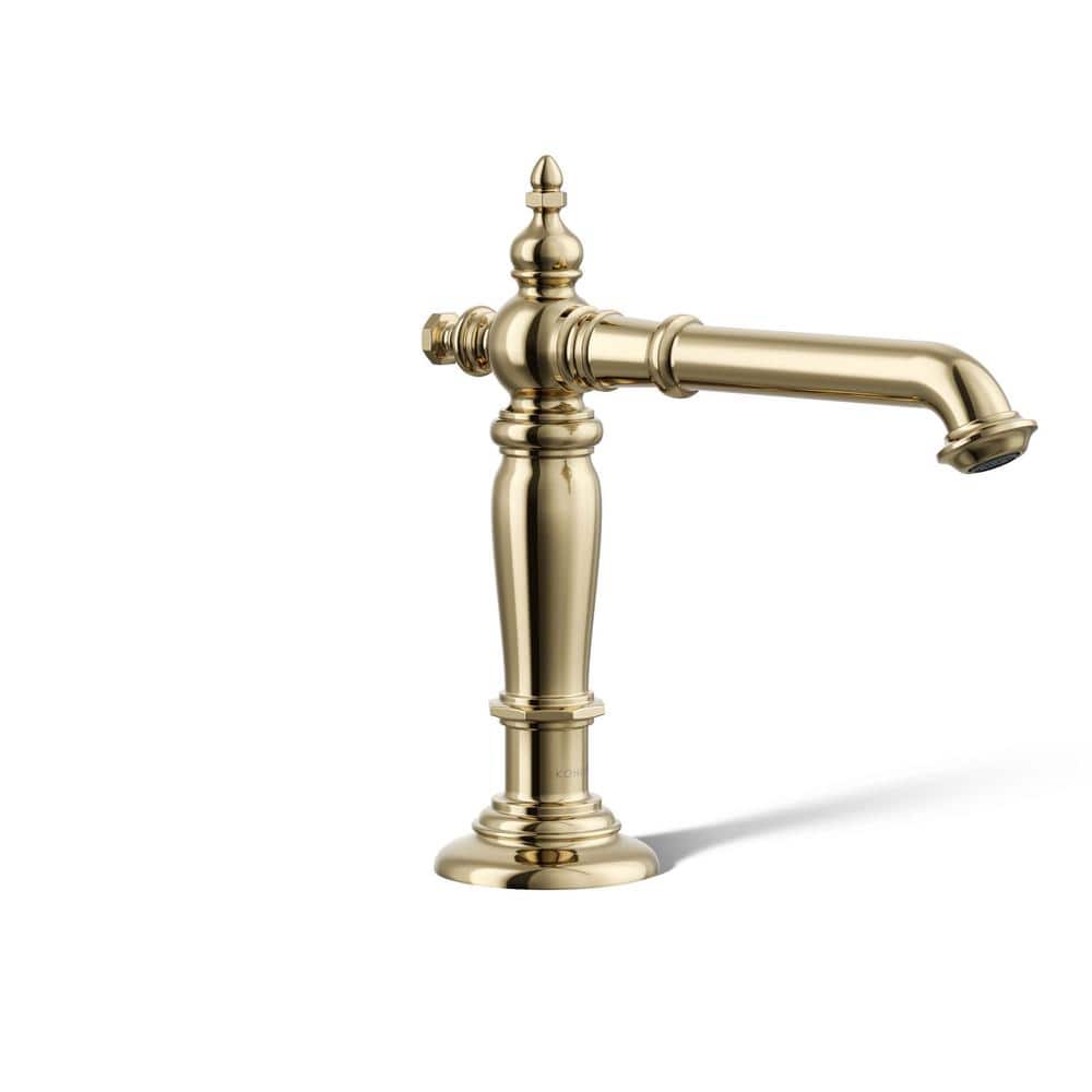 Artifacts With Column Design Widespread Bathroom Sink Spout, Vibrant French Gold price history on PriceWatchPro