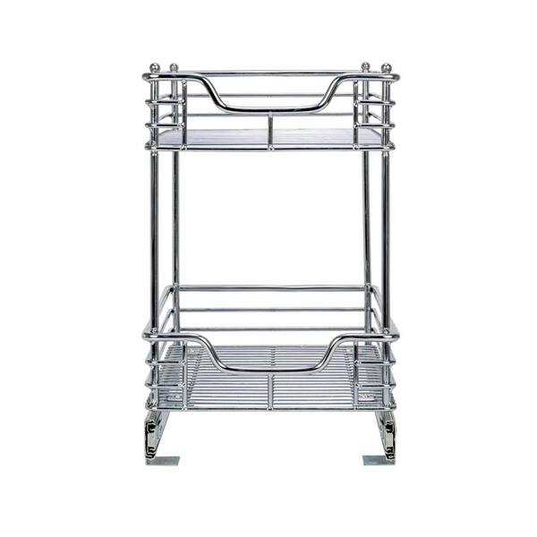 Household Essentials C21217-1 11.5 inch Two Tier Sliding Organizer