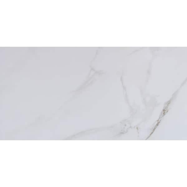 Home Decorators Collection Carrara 12 in. x 24 in. Polished Porcelain Floor and Wall Tile (224 sq. ft. /Pallet)