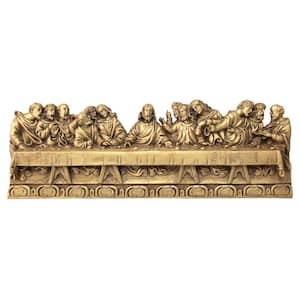 6.5 in. x 18.5 in. The Last Supper Detailed Version, Leonardo Da Vinci Wall Sculpture