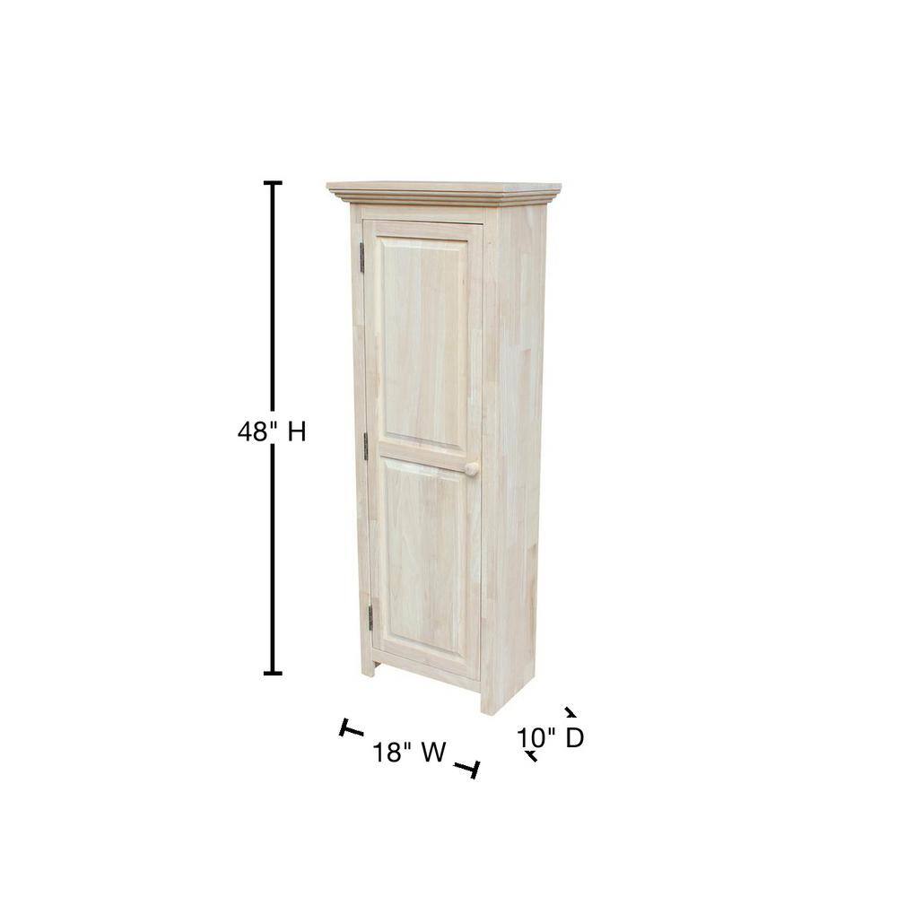 Eco-Friendly Parawood 51" Cabinet with Adjustable Shelving