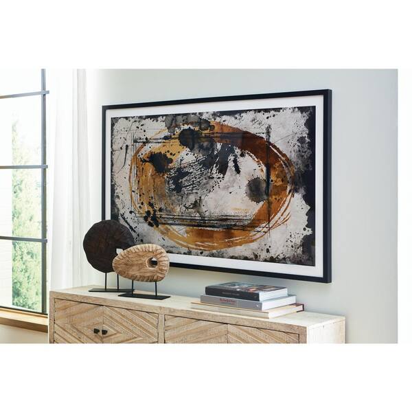 Signature DESIGN BY ASHLEY Clefting Framed Abstract Art Print 37