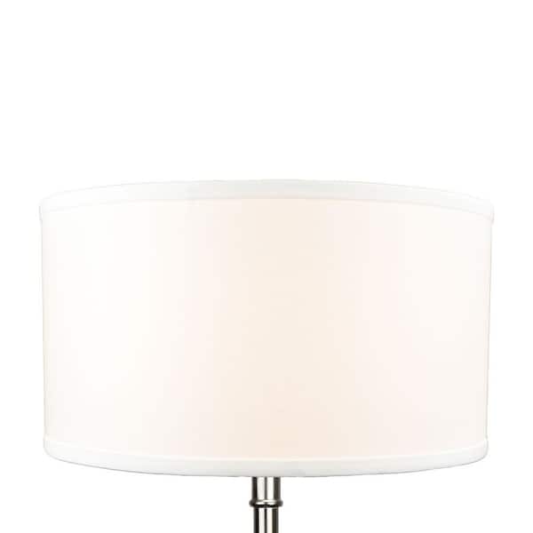 Linen White Drum Lamp Shade 17, 9 Inch Height Drum Lamp Shade