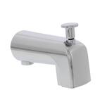 Chrome Plated Tub and Shower Diverter Spout