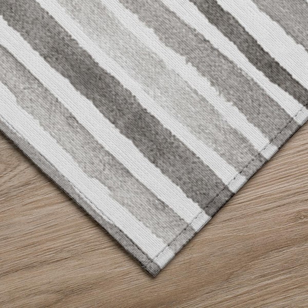 Surfside 8 ft. x 10 ft. Gray Geometric Indoor/Outdoor Area Rug
