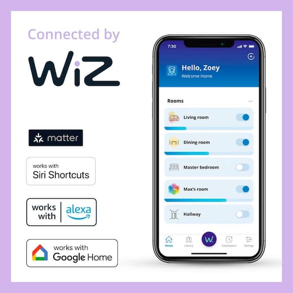 Philips Smart Motion Sensor for Smart Wi Fi Wiz Wireless Connected Light Bulbs White