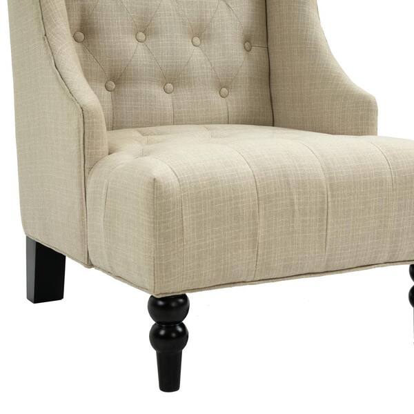 high wingback accent chair