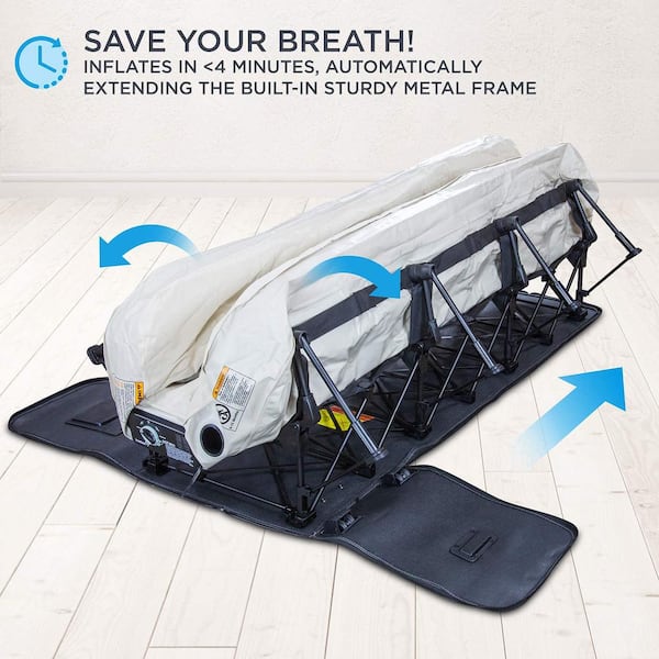 EZ-Bed 7 in. Twin Size Air Mattress with Built In Pump, Easy Inflatable Mattress