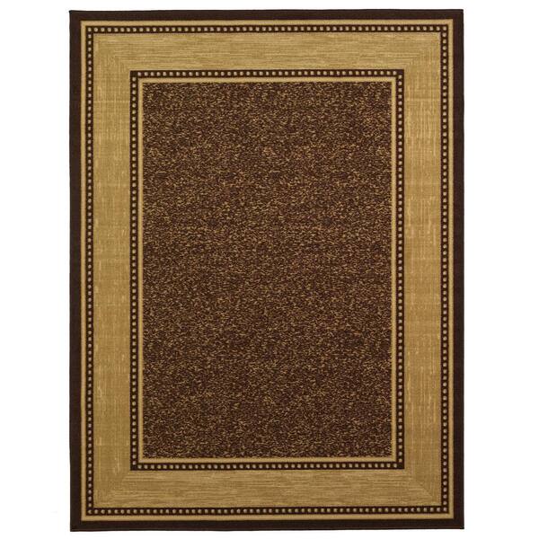 Traditional Non Slip Home Decorative Carpet Bedroom Grey Brown Area Rug 3x5  ft