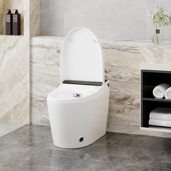 FUFU&GAGA Elongated Smart Bidet Toilet with Auto Open/Flush and Heated Seat
