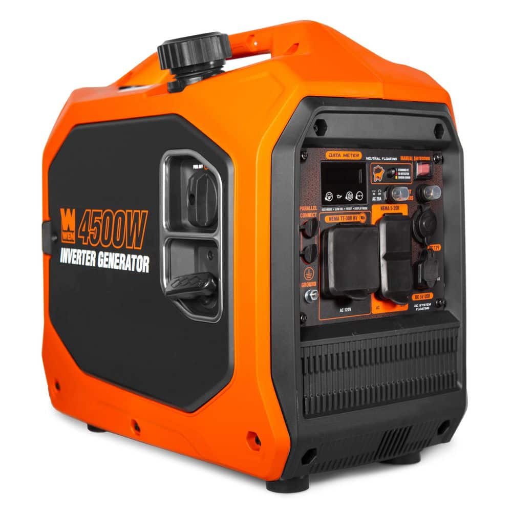 4500-Watt Inverter Generator, RV-Ready, Quiet, Portable, and Lightweight with Fuel Shut Off and CO Watchdog price history on PriceWatchPro