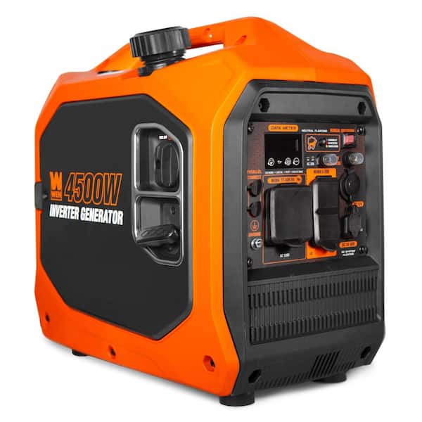4500-Watt Inverter Generator, RV-Ready, Quiet, Portable, and Lightweight with Fuel Shut Off and CO Watchdog