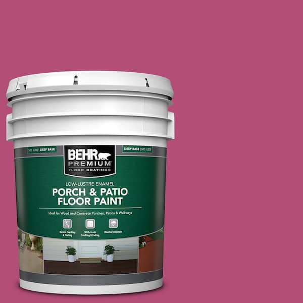 BEHR PREMIUM 5 gal. #P120-6 Diva Glam Low-Lustre Enamel Interior/Exterior Porch and Patio Floor Paint