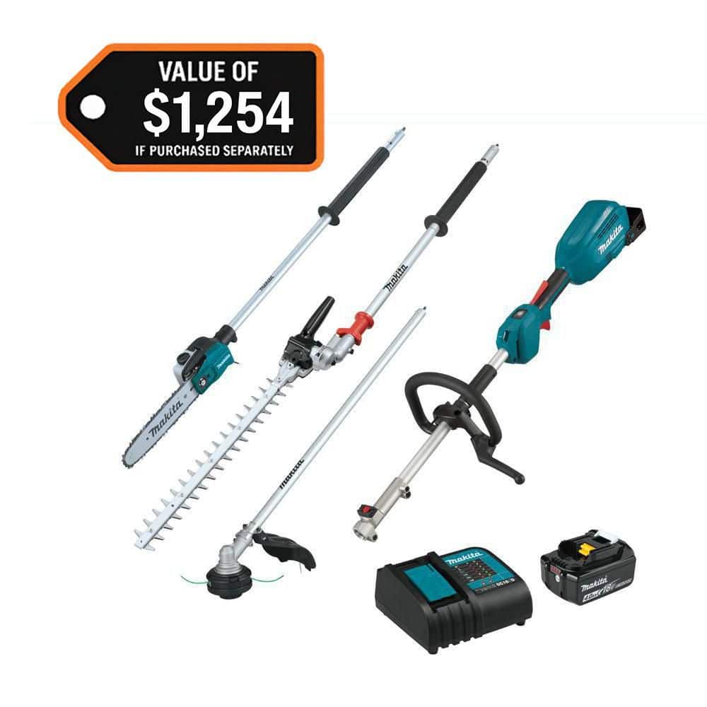 18V LXT Brushless Couple Shaft Power Head Kit w/String Trimmer, Pole Saw & Articulating Hedge Trimmer Attachments 4.0Ah price history on PriceWatchPro
