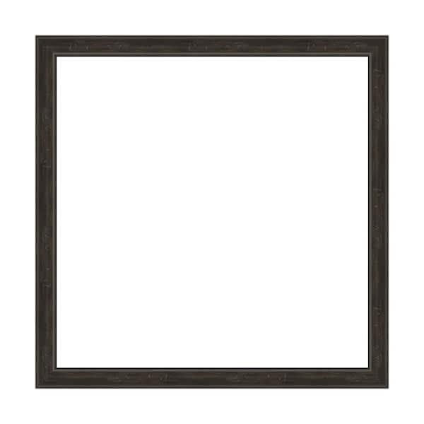Amanti Art Mirror Makeover Shipwreck Greywash Narrow 37.25 in. W x 37.25 in. H Bathroom Mirror Frame Border Kit-Fits a 36x36 mirror