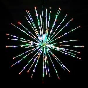 32 in. Multi LED Christmas Spritzer