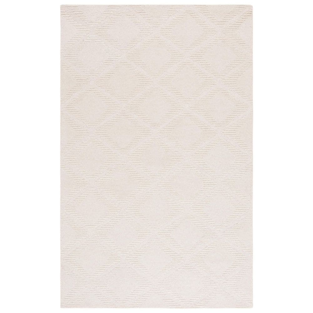 Rodeo Drive 6 ft. x 9 ft. Ivory Solid Diamond Area Rug price history on PriceWatchPro