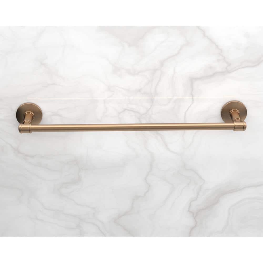 Brushed Gold 3-Piece Metal Bathroom Hardware Set