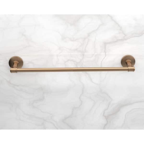 3-Pieces Gold Bathroom Hardware Set Stainless Steel Wall Mounted