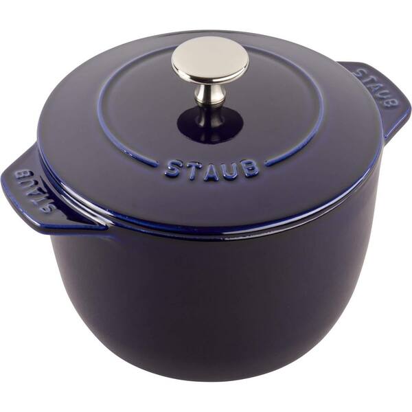 Cast Iron 1.5 qt. Petite French Oven Dutch Oven - Dark Blue