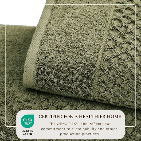 European Cotton Waffle - Oeko-Tex® - 28 Army Green