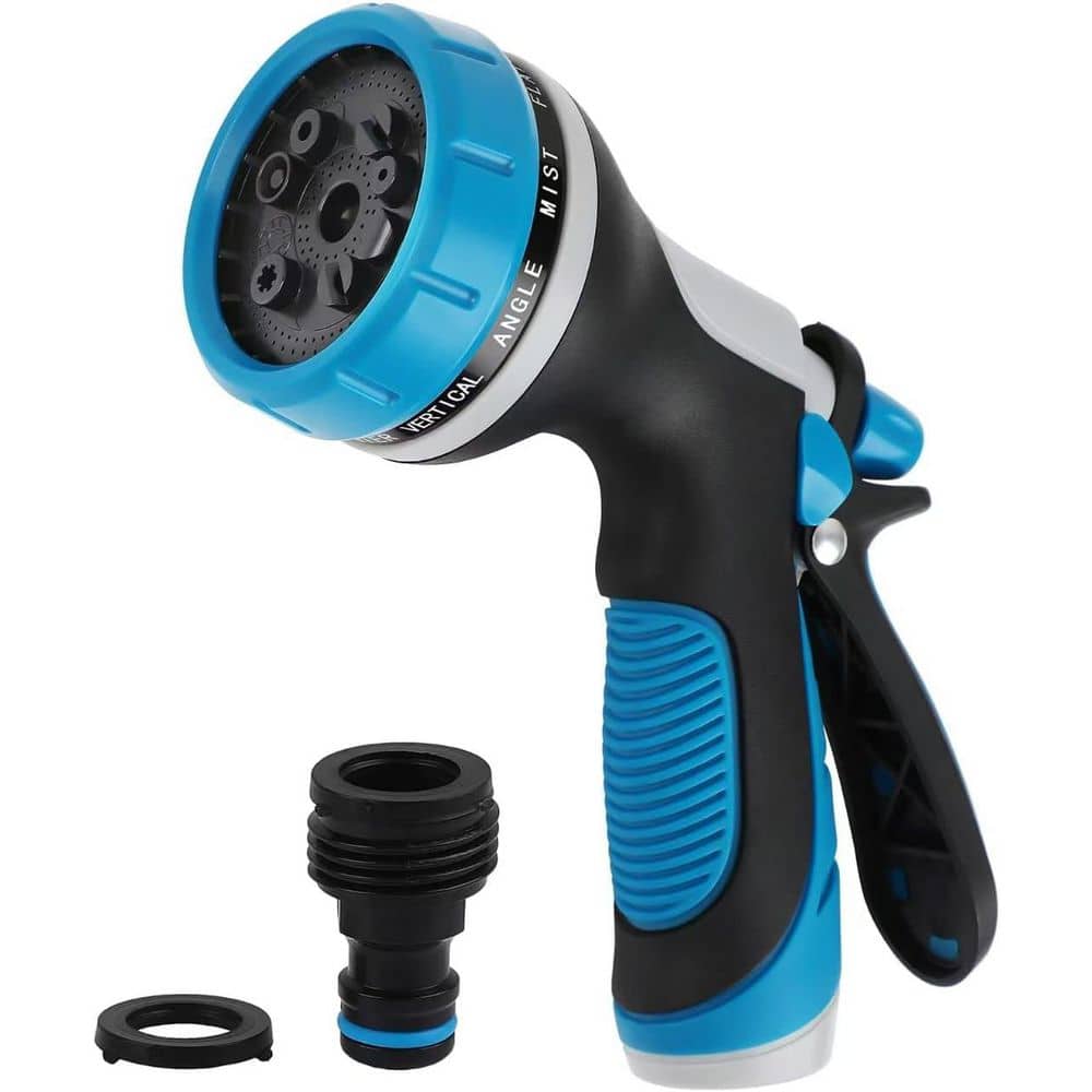 Adjustable 10-Pattern Garden Hose Nozzle Sprayer with Slip-Resistant Grip for Plants, Lawns and Car Washing price history on PriceWatchPro