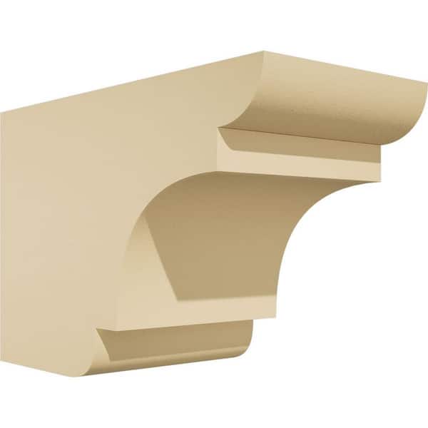 Ekena Millwork Standard New Brighton 6 in. W x 8 in. H x 12 in. D Signature Urethane Rafter Tail Outlooker