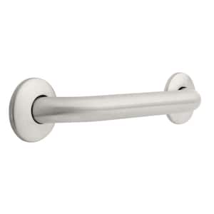 12 in. x 1-1/4 in. Concealed Screw ADA-Compliant Grab Bar in Stainless