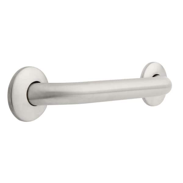Franklin Brass 12 in. x 1-1/4 in. Concealed Screw ADA-Compliant Grab Bar in Stainless
