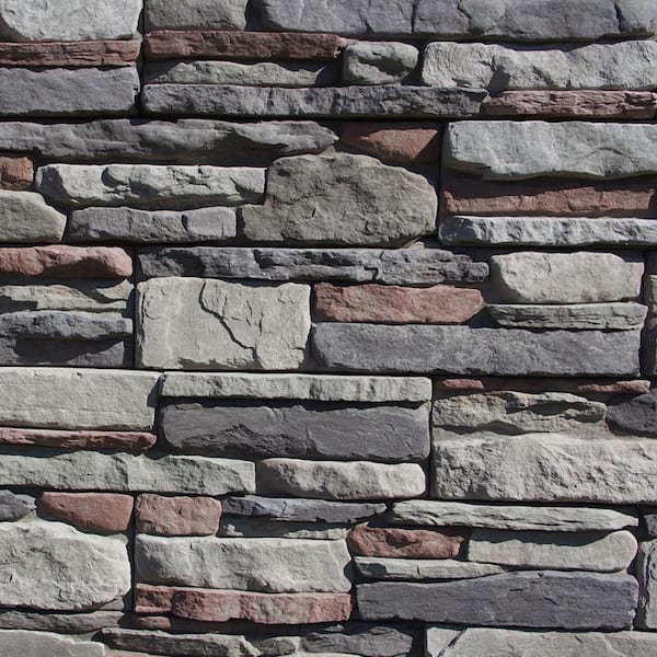 P-Series 20 in. W x 20 in. L Nottoway Manufactured Stone Flat Siding