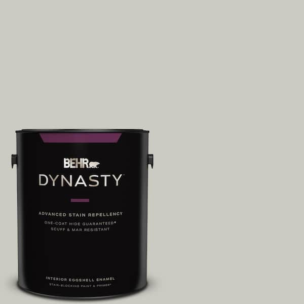 Behr Dynasty 1 Gal 790c 3 Dolphin Fin One Coat Hide Eggshell Enamel Interior Stain Blocking Paint Primer 265001 - Dolphin Fin Paint Color Home Depot