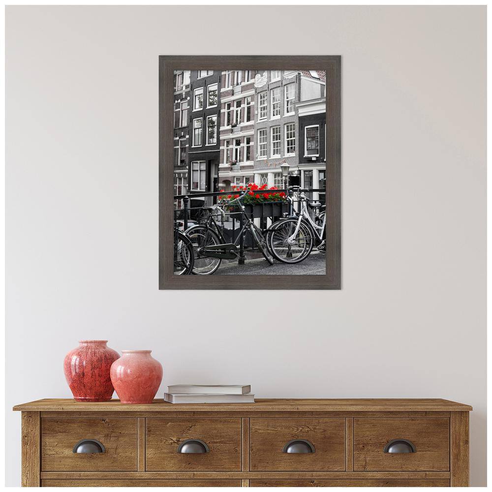 Chocolate Brown Hardwood Wall Picture Frame 30x24