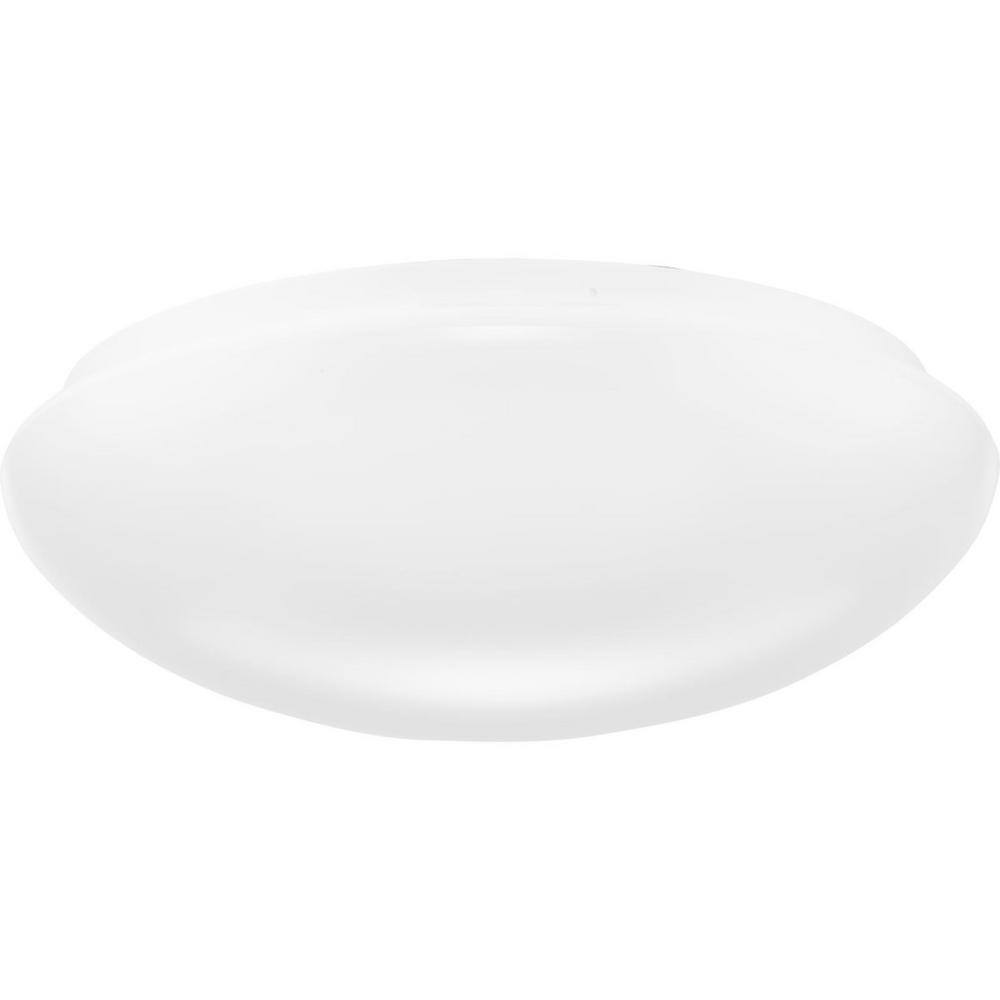 White Glass LED Flush Mount Ceiling Light