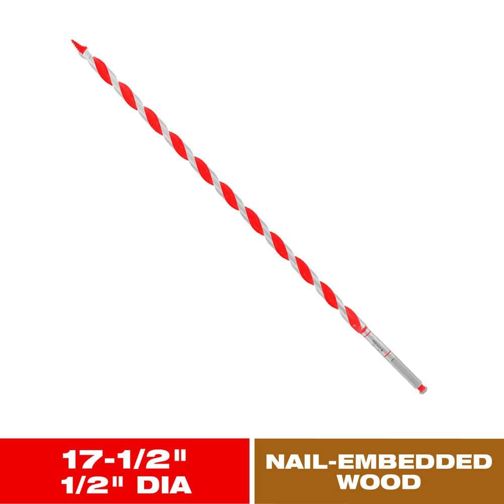 1/2 in. x 17-1/2 in. Carbide Auger Drill Bit for Wood and Nail-Embedded Wood price history on PriceWatchPro