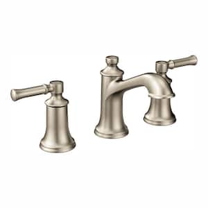 Dartmoor 8 in. Widespread 2-Handle Bathroom Faucet Trim Kit in Brushed Nickel (Valve Not Included)