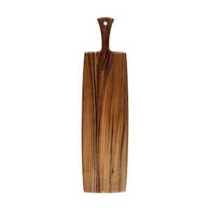 XL Rectangular Provencale Paddleboard, Acacia Wood, 30 in. x 8 in.