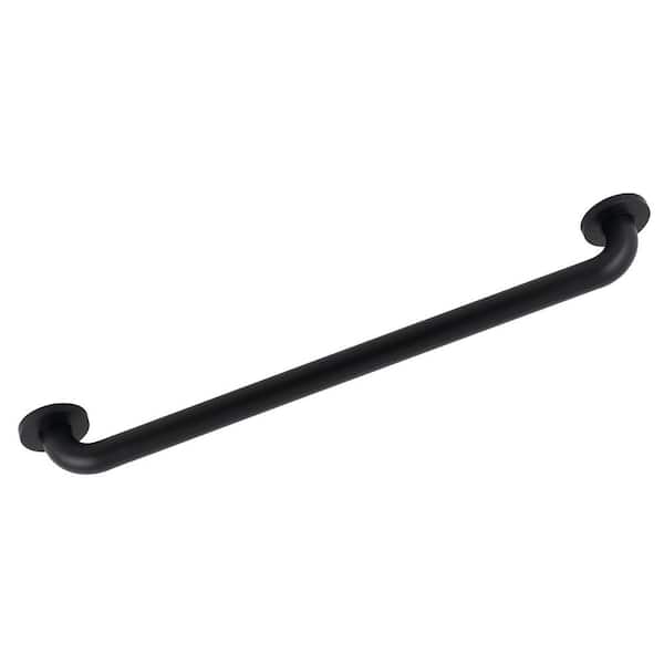 Kingston Brass Silver Sage 24 in. x 1-1/4 in. Grab Bar in Matte Black